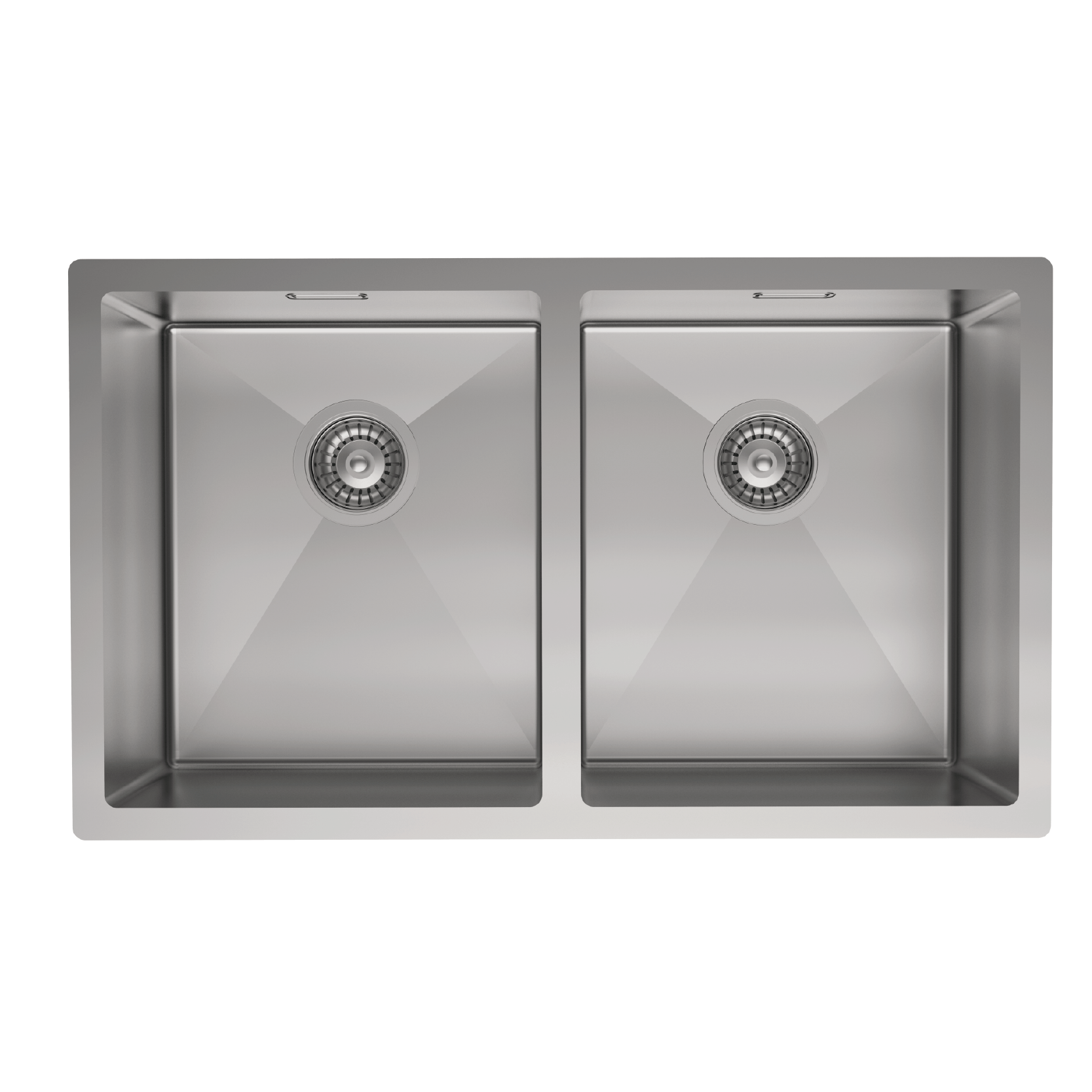 Bexley Brushed Nickel Double Bowl 760mm