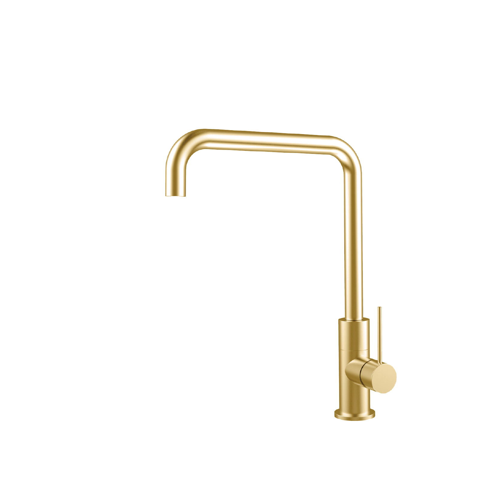 Bexley Square Kitchen Mixer Brushed Brass