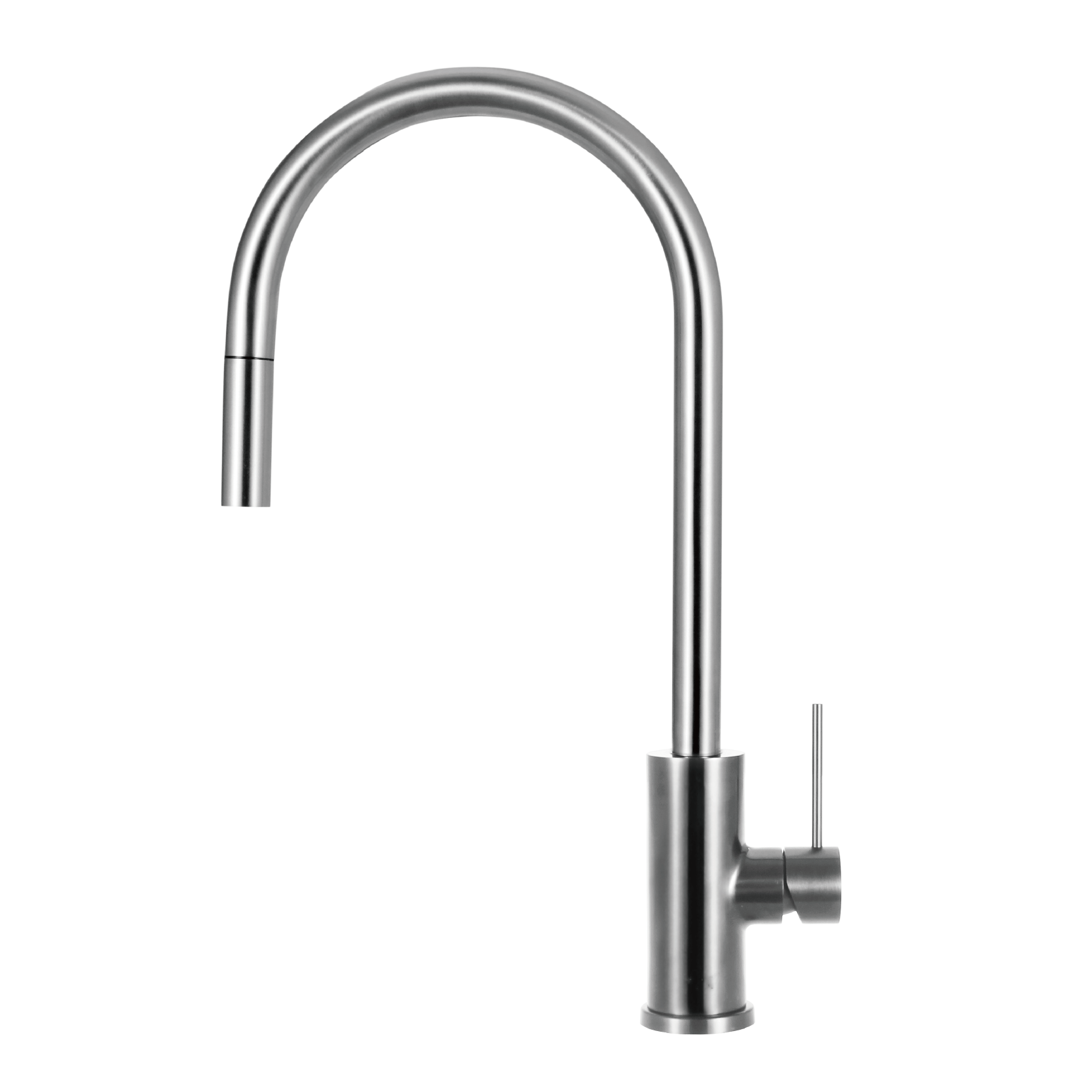 Bexley Ultra Slim Pull Out Kitchen Mixer Brushed Nickel