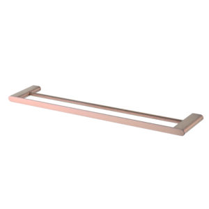 Double Towel Rail - Champagne Gold